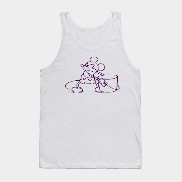 Steamboat Willie is jealous Tank Top by MEWRCH